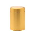 Mini Metal Tea Tin Cans – Portable Travel Storage Containers Tea Storage Tin Richie's 1Pc Gold