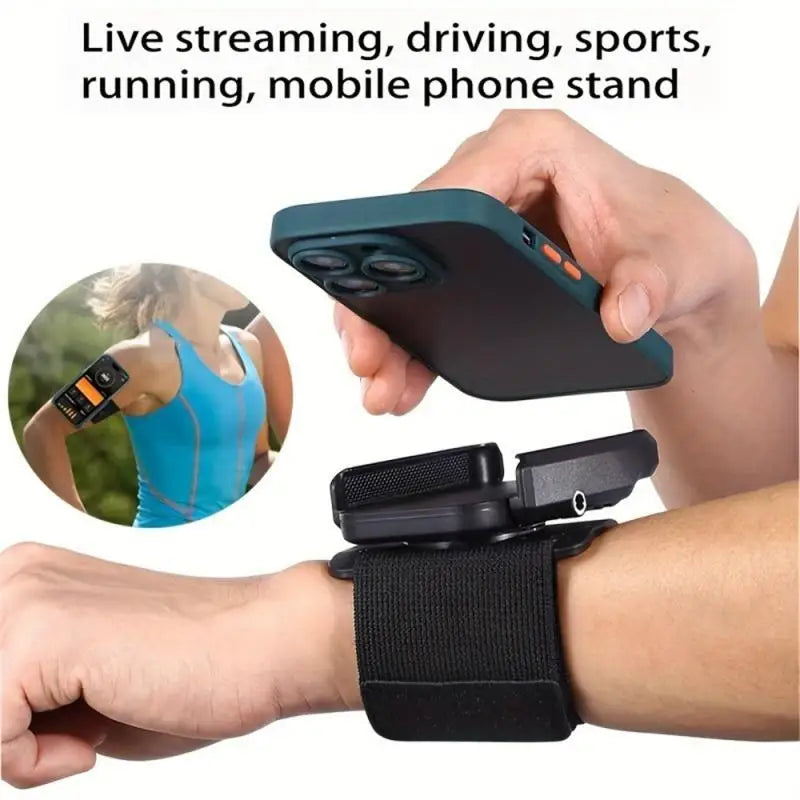 360° Rotatable Wrist Phone Holder for Running & Cycling Wrist Phone Holder Richie's