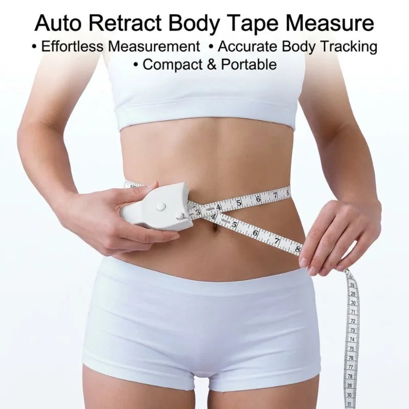 Retractable Body Measuring Tape 1.5M Dual-Scale Sewing Ruler Body Measuring Tape Richie's