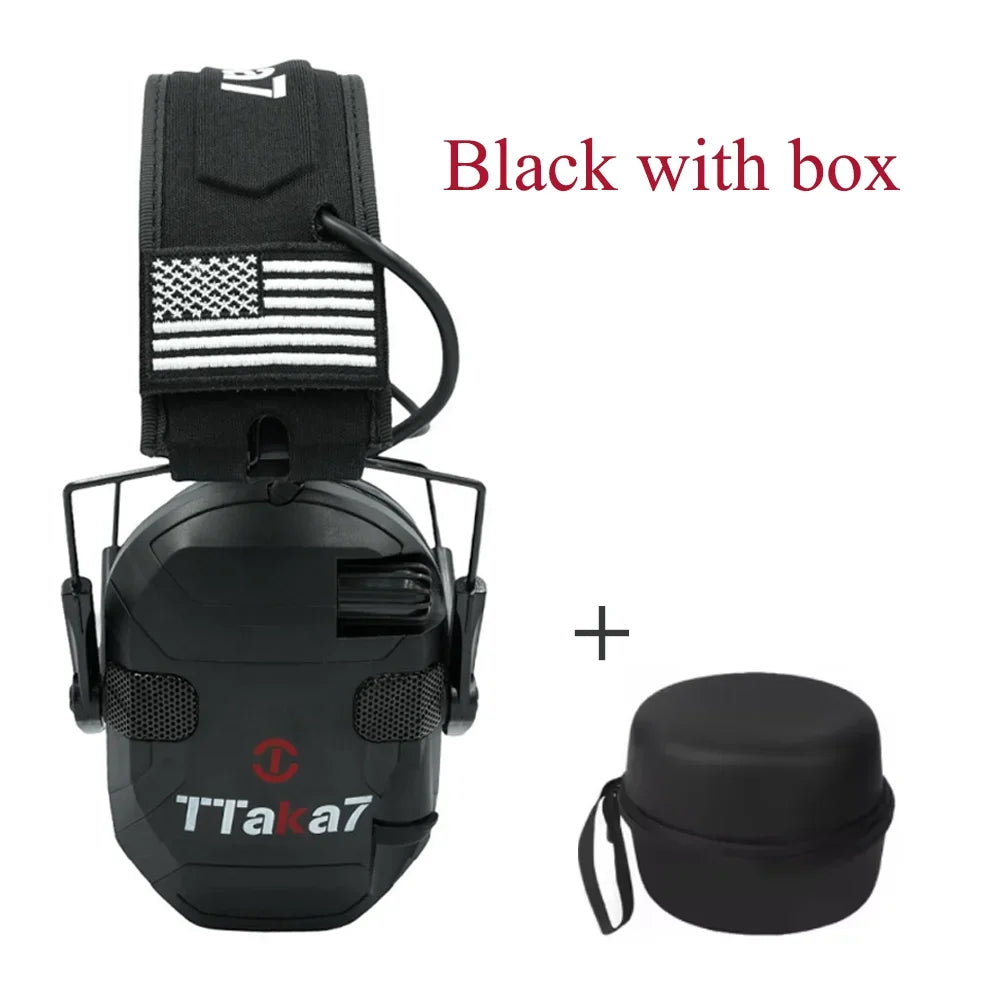 Tactical Electronic Shooting Earmuff 22NRR Foldable Headset Electronic Shooting Earmuff Richie's W3 with box-2