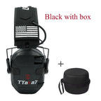 Tactical Electronic Shooting Earmuff 22NRR Foldable Headset Electronic Shooting Earmuff Richie's W3 with box-2