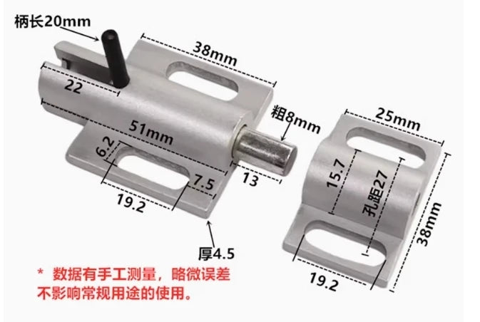Aluminum Profile Door Frame Lock 3030 4040 Universal Corner Bracket Profile Frame Lock Richie's 3040A