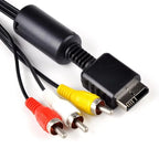 1.8m RCA AV Cable for PS1 PS2 PS3 PlayStation to TV Monitor AV Cable Richie's