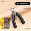 Mini Curved Needle Nose Pliers – Stainless Steel Non-Slip Grip Mini Needle Nose Pliers Richie's A1
