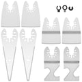 8-Piece Universal Oscillating Scraper Blades – Paint & Adhesive Oscillating Tool Blades Richie's 8pcs