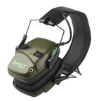 Tactical Electronic Earmuff Sound Amplification Hunting Headset Electronic Shooting Earmuff Richie's green