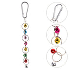Colorful Parrot Swing with Bell & Anti-Skid Metal Ring Bird Swing Toy Richie's Default Title