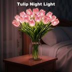 15-Piece LED Tulip Night Light Bouquet – Warm Glow Décor LED Flower Night Light Richie's