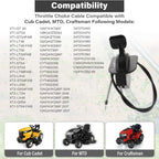 946-05098C Throttle Choke Cable for Cub Cadet XT1 XT2 Craftsman Lawn Mower Cable Richie's