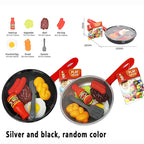 Kids' Kitchen Frying Pan Play Set – Pretend Cooking Toy Kitchen Play Set Richie's
