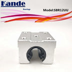 SBR12UU Open Bearing Block 4pcs – 12mm CNC Linear Guide Slide Linear Bearing Block Richie's