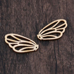 50Pcs Hollow Leaf Wooden Cutouts DIY Craft Embellishments Wood Craft Cutouts Richie's
