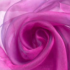 150x100cm Two-Tone Gradient Organza Fabric | Soft Sheer Craft Organza Craft Fabric Richie's Purple 150 x100cm