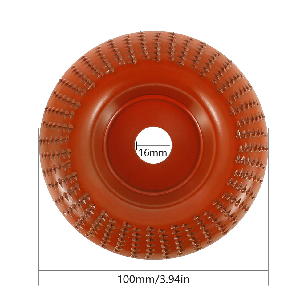 Wood Carving Disc Set – Angle Grinder Grinding Wheel & Burr Rasp Wood Carving Disc Set Richie's Orange 1PC