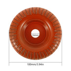Wood Carving Disc Set – Angle Grinder Grinding Wheel & Burr Rasp Wood Carving Disc Set Richie's Orange 1PC