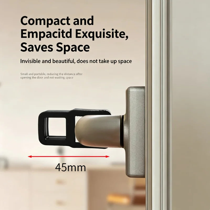 2Pcs Silicone Door Handle Stopper Anti-Collision Wall Protector Door Stopper Pad Richie's