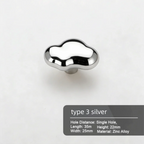 Zinc Alloy Cabinet Handles & Drawer Knobs – Gold/Silver Cabinet Hardware Richie's type 3 silver