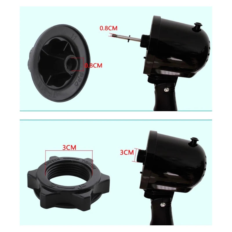Electric Fan Nut Set – ABS Mesh Cover Lock Screw Replacement Fan Replacement Parts Richie's