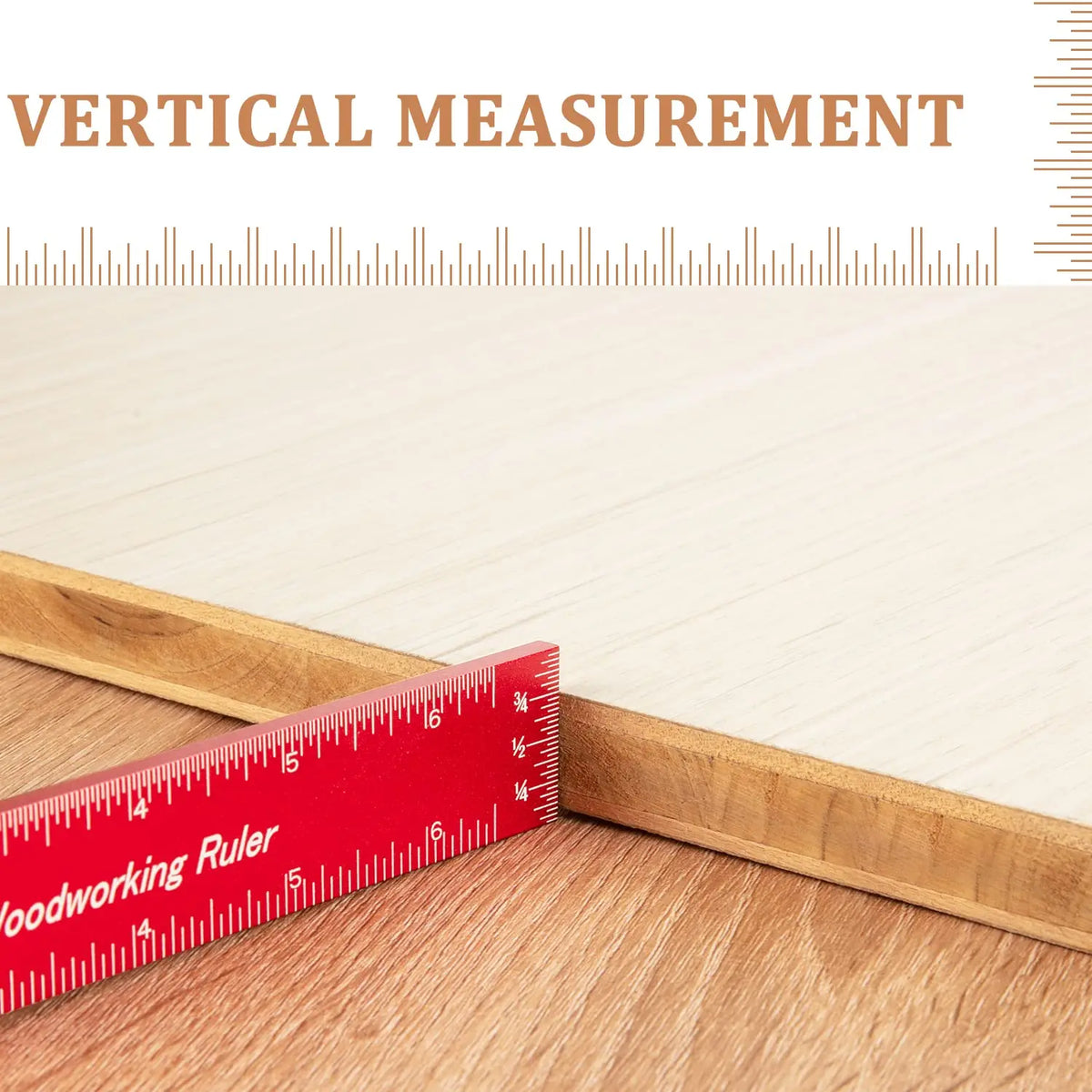 Precision Pocket Ruler 6/8/12 Inch Metal Slide Stop Marking Rule Woodworking Ruler Richie's