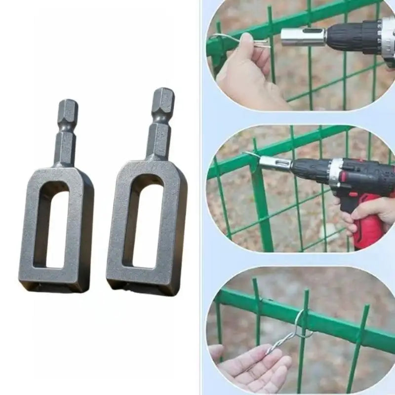 Wire Twisting Tool 1/4" Hex Shank – Fast Iron Wire Knotter Wire Twisting Tool Richie's