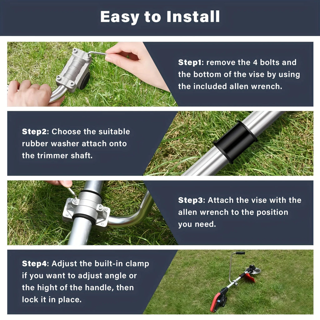 Ergonomic Trimmer Handle Grip for Weed Eater & Lawn Trimmer Trimmer Grip Handle Richie's