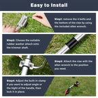 Ergonomic Trimmer Handle Grip for Weed Eater & Lawn Trimmer Trimmer Grip Handle Richie's