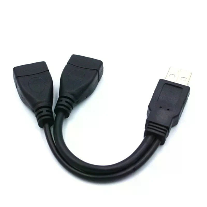 USB 2.0 Y Splitter Cable 1 Male to 2 Female – Data & Charging USB Splitter Cable Richie's
