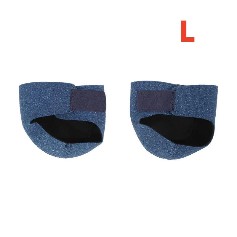 Silicone Gel Heel Cups – Cushioned Insoles for Men & Women Silicone Heel Cups Richie's Blue L