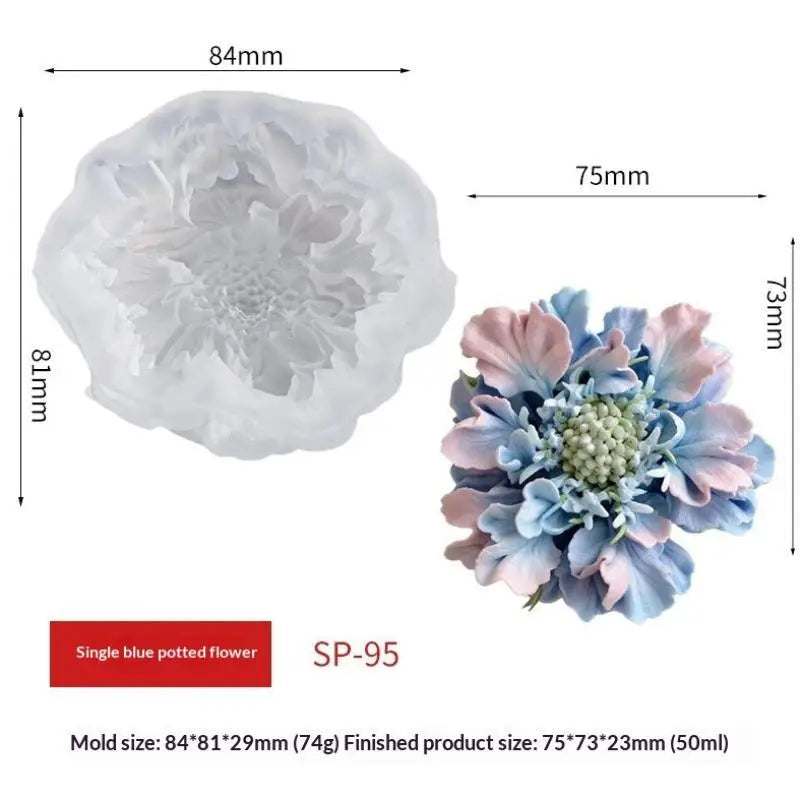 3D Silicone Artificial Flower Décor – BPA-Free, Lifelike Artificial Flower Decor Richie's D
