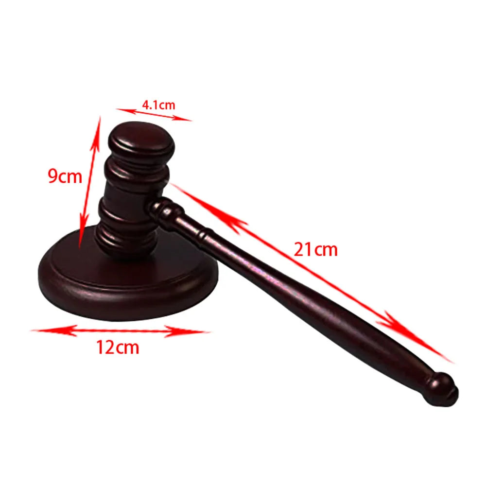 Handcrafted Walnut Wood Judge Gavel & Sound Block Set Wooden Gavel Set Richie's