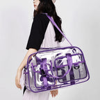 PVC Transparent Cosmetic Bag Waterproof Travel Organizer Tote Cosmetic Organizer Bag Richie's