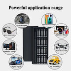 24-in-1 Precision Screwdriver Set | Magnetic Bits, Black Precision Screwdriver Set Richie's
