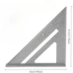 7" Aluminum Alloy Triangle Ruler – Woodworking Angle Tool Woodworking Angle Ruler Richie's