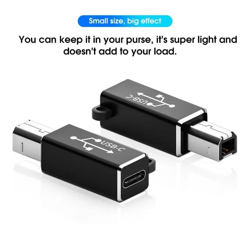 USB-C to Mini USB Male Adapter – Aluminum Converter | FUCHU USB-C Adapter Richie's