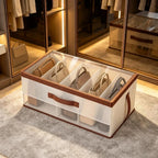 Clear Window Collapsible Closet Storage Bin with Lid Closet Storage Bin Richie's