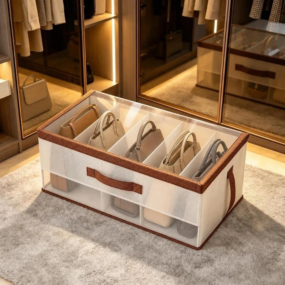 Clear Window Collapsible Closet Storage Bin with Lid Closet Storage Bin Richie's