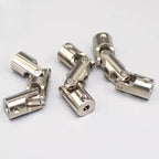 Metal Three-Section Universal Joint Coupling M3/M4 Motor Connector Universal Joint Coupling Richie's