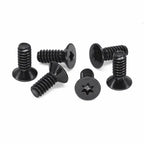 25Pcs 6#-32 UNC Torx Countersunk Cap Screws Black Grade 10.9 Machine Screws Richie's