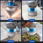 Diamond Chamfer Bit 4-in-1 Vacuum Brazed 5/8-11 for Angle Grinder Diamond Chamfer Bit Richie's