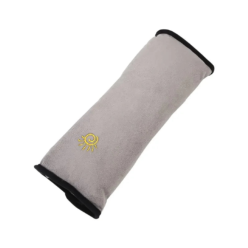 Plush Seat Belt Shoulder Pads – Universal Car Seat Covers Seat Belt Shoulder Pad Richie's grey 1pc