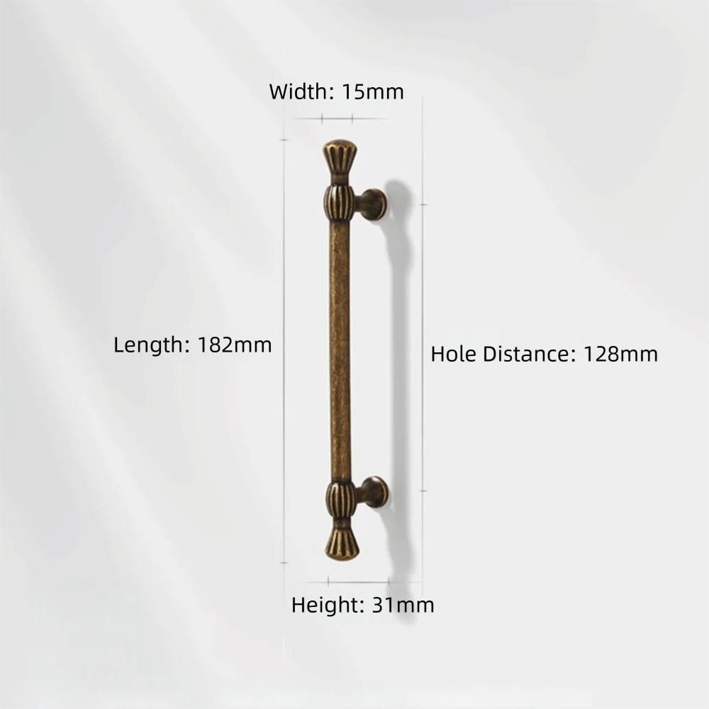 Zinc Alloy Furniture Handles – Bronze Antique Drawer Pulls Furniture Cabinet Handle Richie's Bronze 182mm