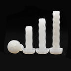 Nylon Phillips Pan Head Screws M2–M8 White & Black | 4–60mm Nylon Machine Screws Richie's White M2.5-50PCS 6mm