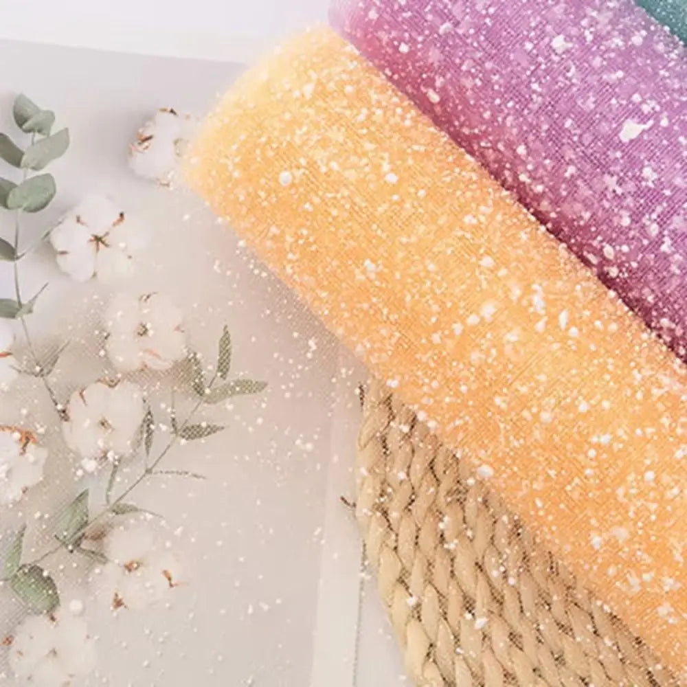 Snowflake Mesh Flower Wrapping Paper 50cm – DIY Bouquet Wrap Floral Wrapping Paper Richie's