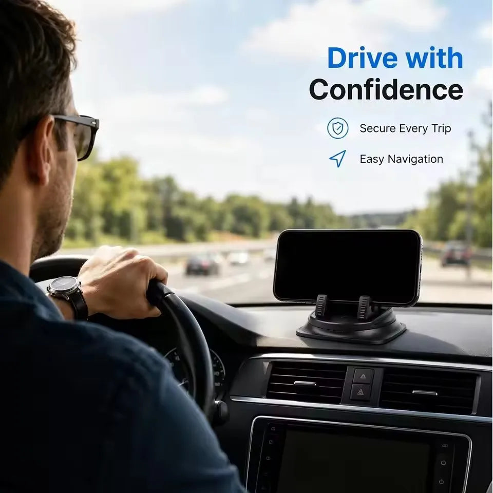 360° Car Dashboard Phone Mount | Universal Anti-Slip Holder Car Phone Mount Richie's