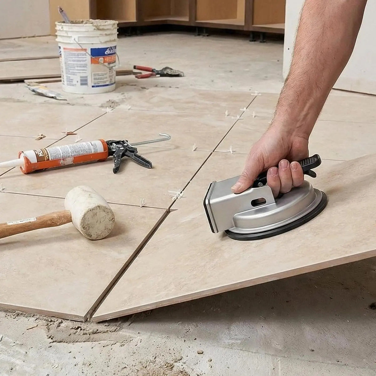Heavy-Duty Floor Gap Fixer Tool with Suction Cup – 120mm Floor Installation Tool Richie's