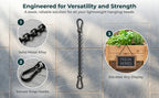 6-Pack Black Iron Hanging Chains for Door Signs & Nameplates Hanging Display Chains Richie's