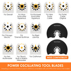 88mm HCS Oscillating Saw Blades 5–15 Pcs | Multitool Kit Oscillating Saw Blades Richie's
