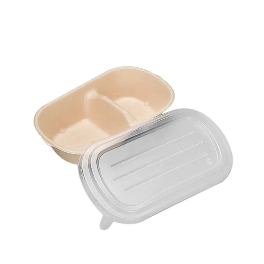 Eco-Friendly Disposable Paper Lunch Box 500–1000ml Takeout Disposable Food Container Richie's 850ml double