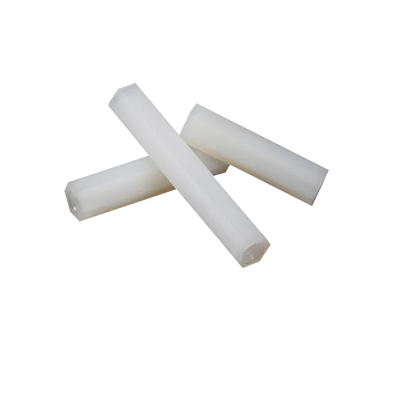 Nylon Standoff Spacers M2–M5 Female-to-Female PCB Screw Columns Nylon Standoff Spacers Richie's White M2 50pcs 20mm