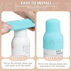 Silicone Travel Bottle Covers – Leak-Proof Toiletry Caps Travel Bottle Covers Richie's
